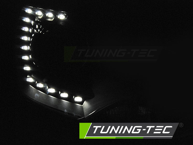Tuning-Tec LED Tagfahrlicht Scheinwerfer für VW T5 GP (Facelift) 10-15 schwarz