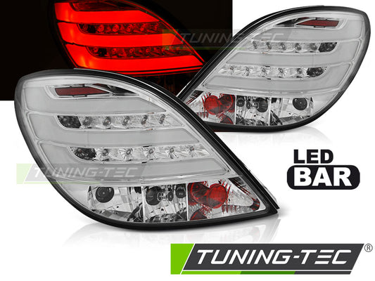Tuning-Tec LED Lightbar Rückleuchten für Peugeot 207 06-09 chrom