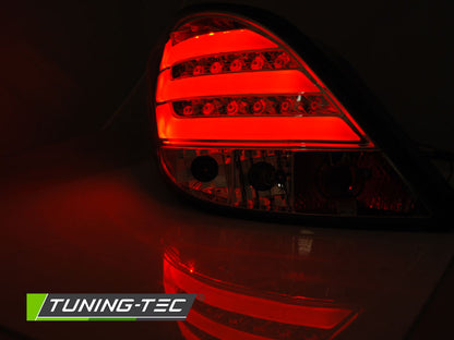 Tuning-Tec LED Lightbar Rückleuchten für Peugeot 207 06-09 chrom