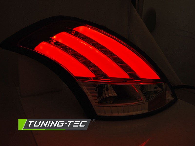 Tuning-Tec LED Lightbar Rückleuchten für Suzuki Swift V Facelift 10-17 rot/klar
