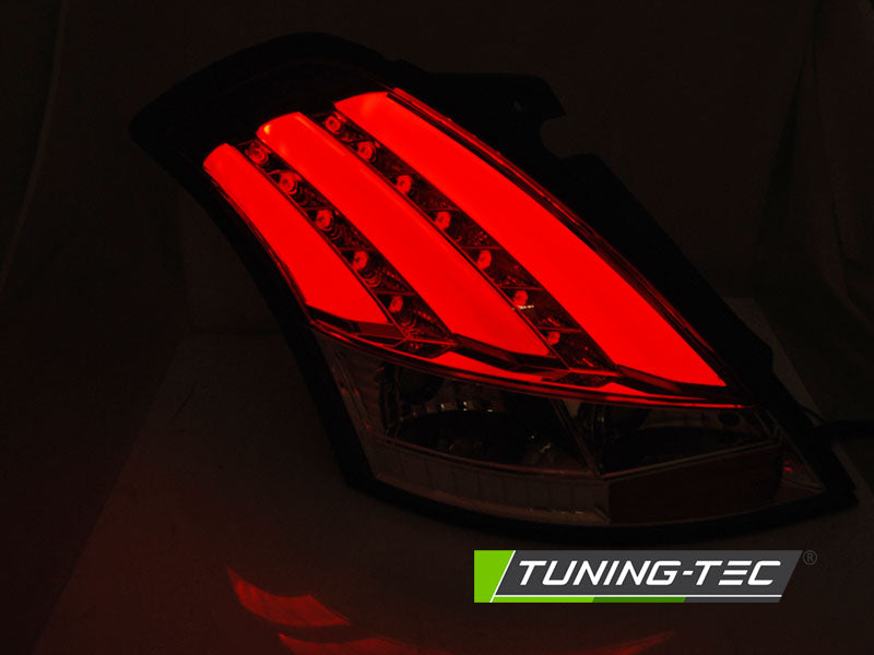 Tuning-Tec LED Lightbar Rückleuchten für Suzuki Swift V Facelift 10-17 rot/rauch