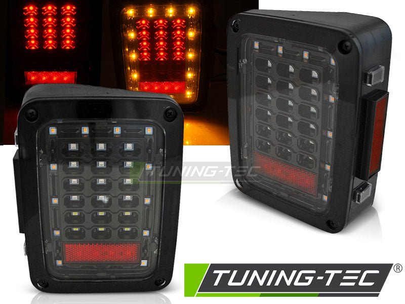 Tuning-Tec LED Rückleuchten für Chrysler Jeep Wrangler JK 07-18 schwarz