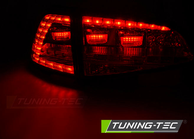 Tuning-Tec LED Rückleuchten für VW Golf 7 (VII) 13-17 schwarz/rauch mit dynamischem Blinker