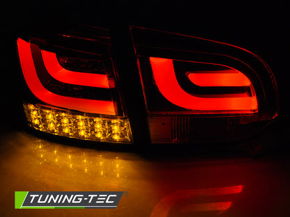 Tuning-Tec LED Lightbar Rückleuchten für VW Golf 6 (VI) 08-12 rot/rauch mit LED Blinker