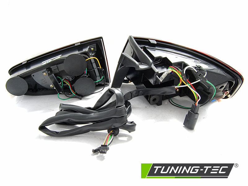 Tuning-Tec Voll LED Lightbar Rückleuchten für Audi A4 B8 (8K) Facelift Limousine 12-15 schwarz mit dynamischem Blinker