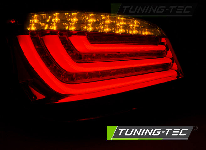 Tuning-Tec LED Lightbar Rückleuchten für BMW 5er E60 LCI Limousine 07-10 rot/klar