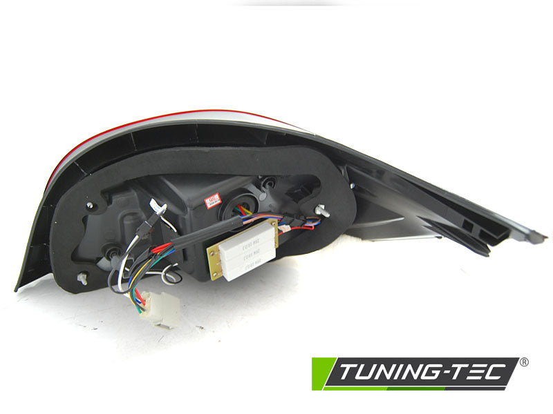 Tuning-Tec LED Lightbar Rückleuchten für BMW 5er E60 LCI Limousine 07-10 rot/klar