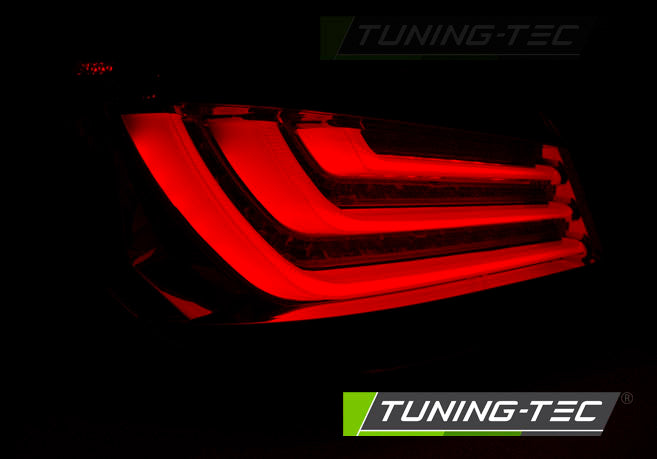 Tuning-Tec LED Lightbar Rückleuchten für BMW 5er E60 LCI Limousine 07-10 schwarz/rauch