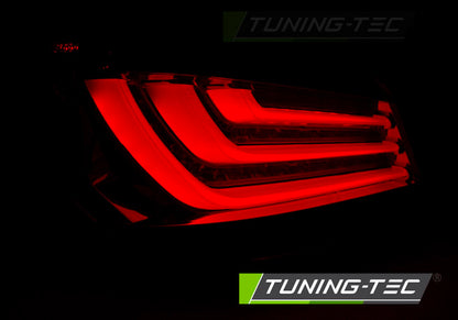 Tuning-Tec LED Lightbar Rückleuchten für BMW 5er E60 LCI Limousine 07-10 schwarz/rauch