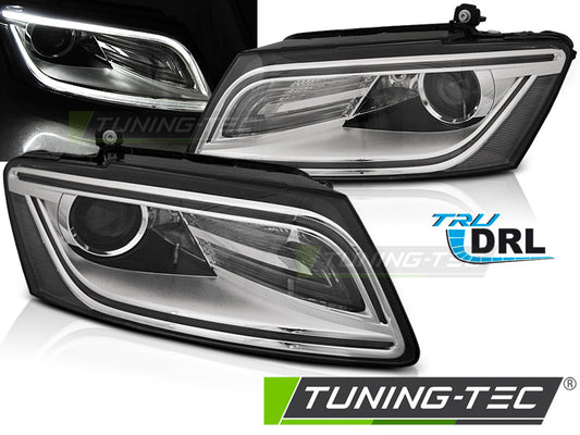 Tuning-Tec LED Tagfahrlicht Scheinwerfer für Audi Q5 12-17 chrom