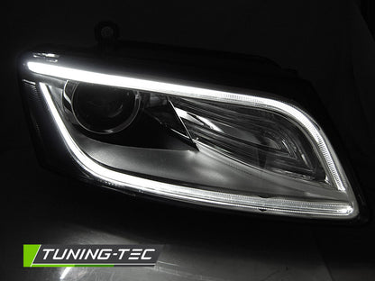 Tuning-Tec LED Tagfahrlicht Scheinwerfer für Audi Q5 12-17 chrom