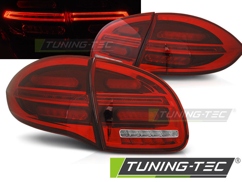 Tuning-Tec Voll LED Rückleuchten für Porsche Cayenne 92A 10-15 rot/klar