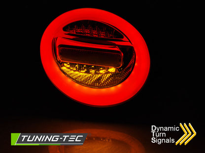 Tuning-Tec LED Lightbar Rückleuchten für VW New Beetle 98-05 rot/klar mit dynamischem LED Blinker