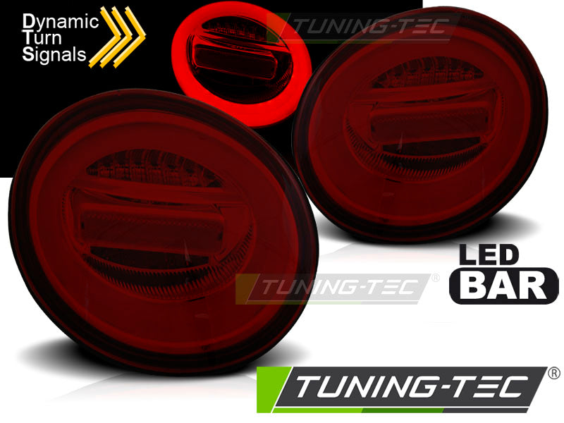 Tuning-Tec LED Lightbar Rückleuchten für VW Beetle 9C 98-05 Rot/Schwarz / Dynamische Blinker