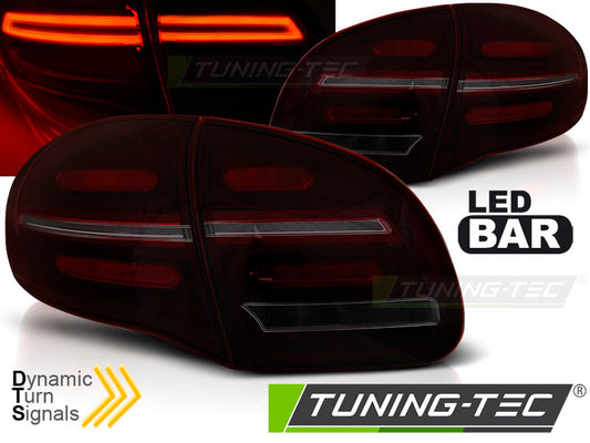 Tuning-Tec Voll LED Rückleuchten für Porsche Cayenne 92A 10-15 rot/rauch
