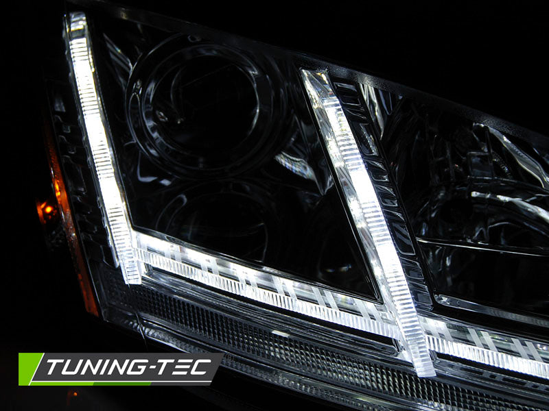 Tuning-Tec Xenon LED Tagfahrlicht Scheinwerfer für Audi TT 8J 06-10 chrom mit Kurvenlicht