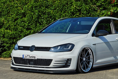 CUP Frontspoilerlippe ABS Volkswagen Golf 7 GTI + GTD Typ AU Schwarz Matt