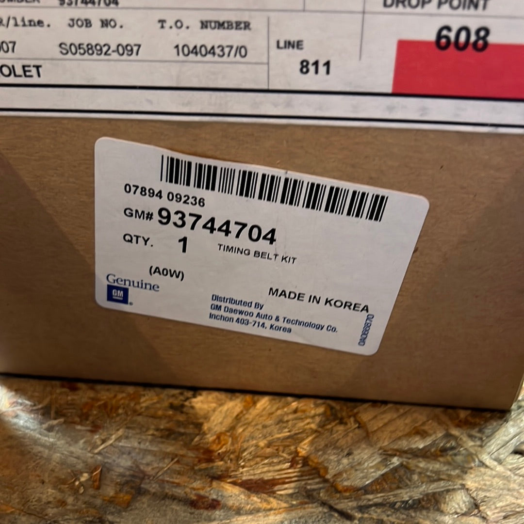 Original GM Chevrolet Zahnriemensatz Tacuma NEU 93744704