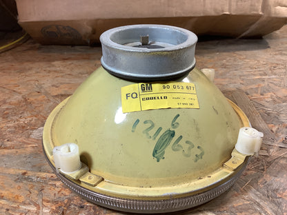 Kadett D Scheinwerfer, Hauptscheinwerfer Rund Bilux Original GM NEU