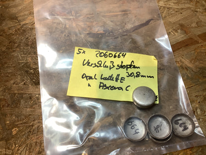 Opel Kadett E, Ascona C Verschlussstopfen 30,8mm NEU