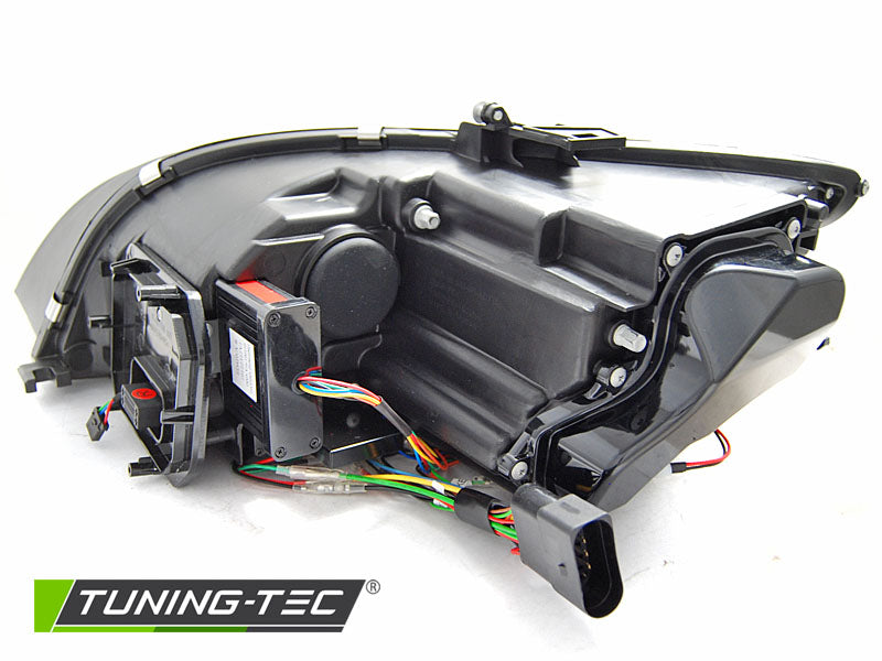 Tuning-Tec Xenon LED Tagfahrlicht Scheinwerfer für Audi TT 8J 10-14 schwarz mit Kurvenlicht
