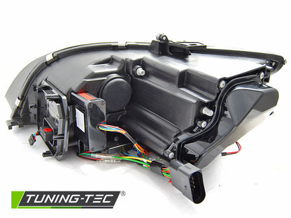 Tuning-Tec Xenon LED Tagfahrlicht Scheinwerfer für Audi TT 8J 10-14 schwarz mit Kurvenlicht