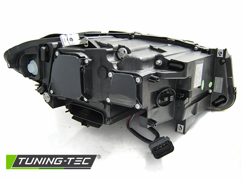 Tuning-Tec Xenon LED Tagfahrlicht Angel Eyes Scheinwerfer für BMW 5er F10/F11 10-13 chrom mit LED Blinker