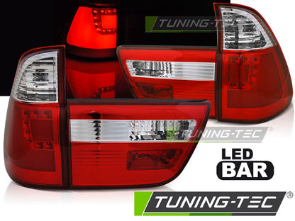 Tuning-Tec LED Rückleuchten für BMW X5 E53 99-03 rot/klar