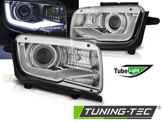 Tuning-Tec LED Tagfahrlicht Scheinwerfer für Chevrolet Camaro 09-13 chrom LTI