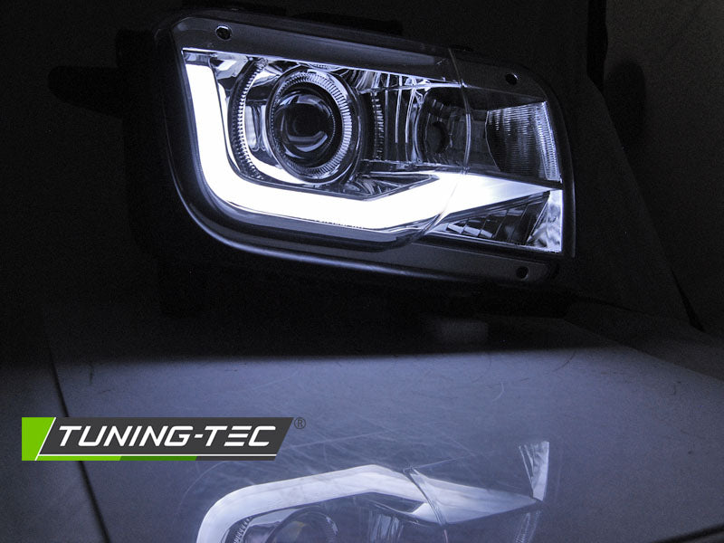 Tuning-Tec LED Tagfahrlicht Scheinwerfer für Chevrolet Camaro 09-13 chrom LTI