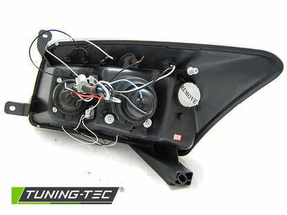 Tuning-Tec LED Angel Eyes Scheinwerfer für Dodge Caliber 06-12 chrom
