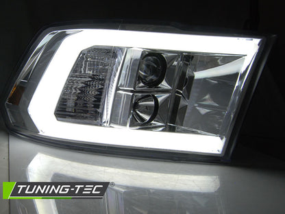 Tuning-Tec LED Tagfahrlicht Scheinwerfer für Dodge RAM 09-18 chrom