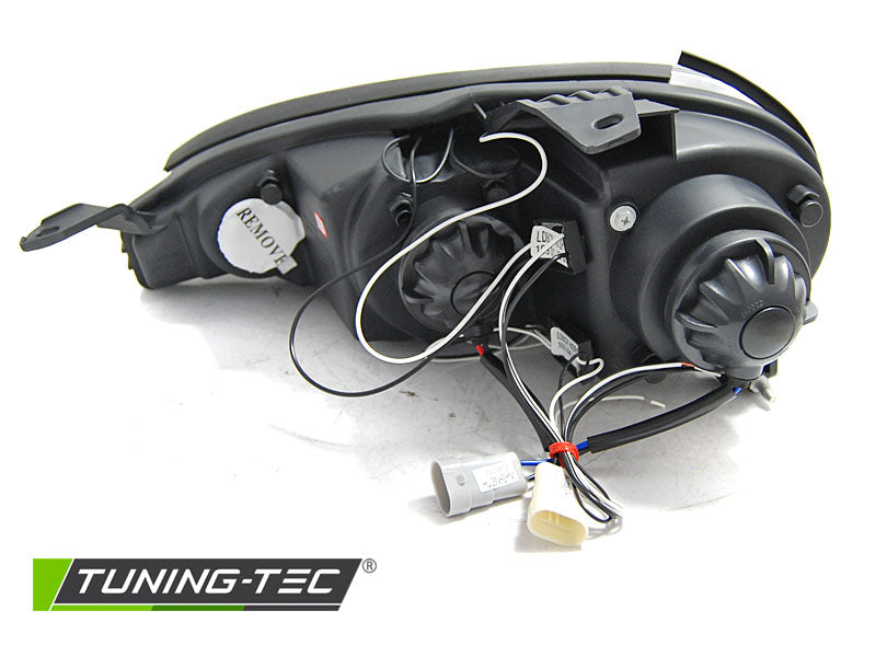 Tuning-Tec LED Angel Eyes Scheinwerfer für Mazda MX5 01-05 schwarz