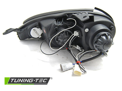 Tuning-Tec LED Angel Eyes Scheinwerfer für Mazda MX5 01-05 schwarz