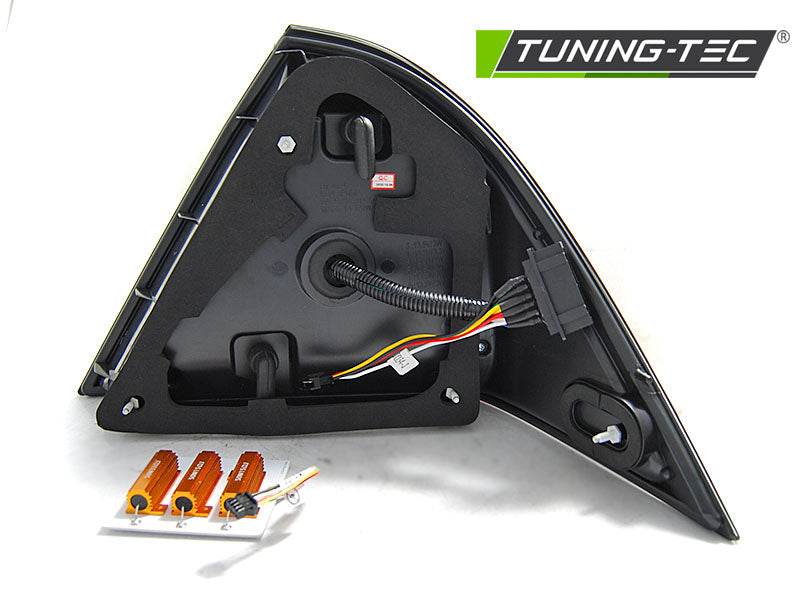 Tuning-Tec Voll LED Lightbar Rückleuchten für Mercedes Benz C-Klasse W203 00-04 rot/rauch mit dynamischem Blinker