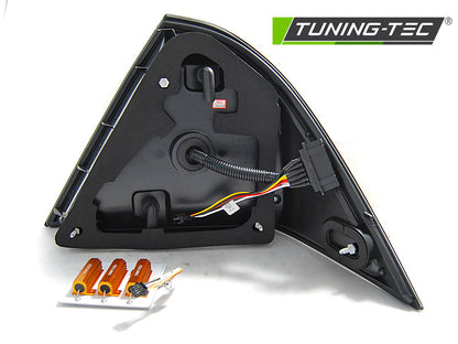 Tuning-Tec Voll LED Lightbar Rückleuchten für Mercedes Benz C-Klasse W203 00-04 rot/rauch mit dynamischem Blinker