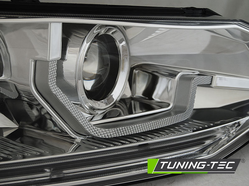 Tuning-Tec LED Scheinwerfer für VW Polo VI 2G 3/5 Türer ab 2017 chrom dynamisch