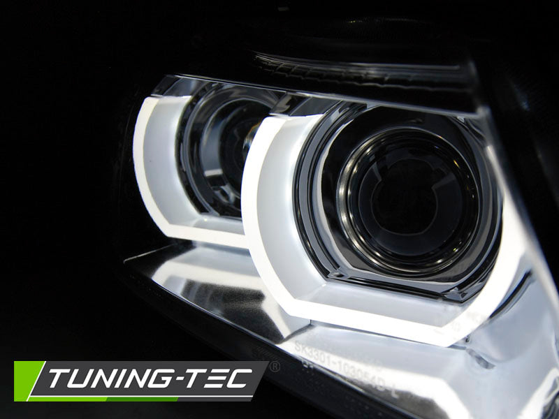 Tuning-Tec Xenon LED Tagfahrlicht Angel Eyes für Scheinwerfer BMW 3er E90/E91 09-11 chrom