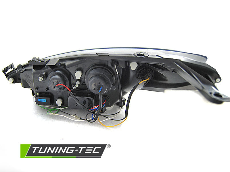 Tuning-Tec LED Tagfahrlicht Scheinwerfer für Peugeot 207 06-12 chrom