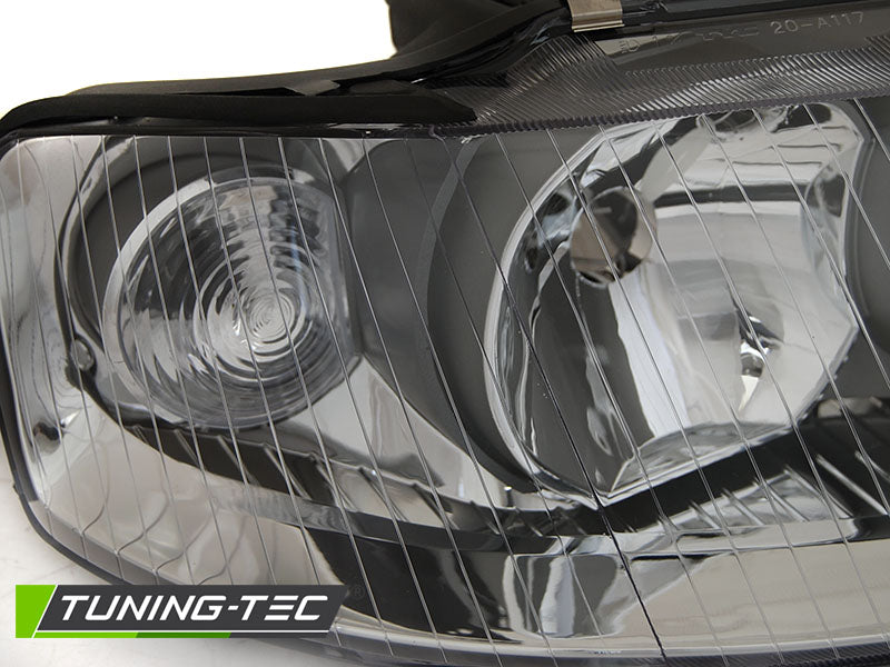 Tuning-Tec Klarglas Scheinwerfer Links für Audi A3 8L 3/5 Türer 00-03 chrom
