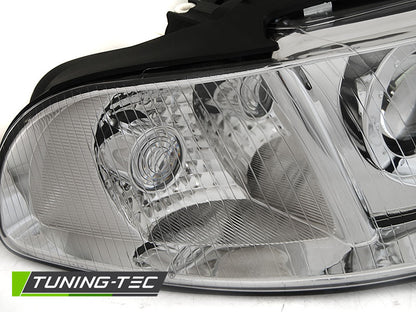 Tuning-Tec Klarglas Scheinwerfer Links für Audi A4 B5 Lim./Avant 99-00 chrom