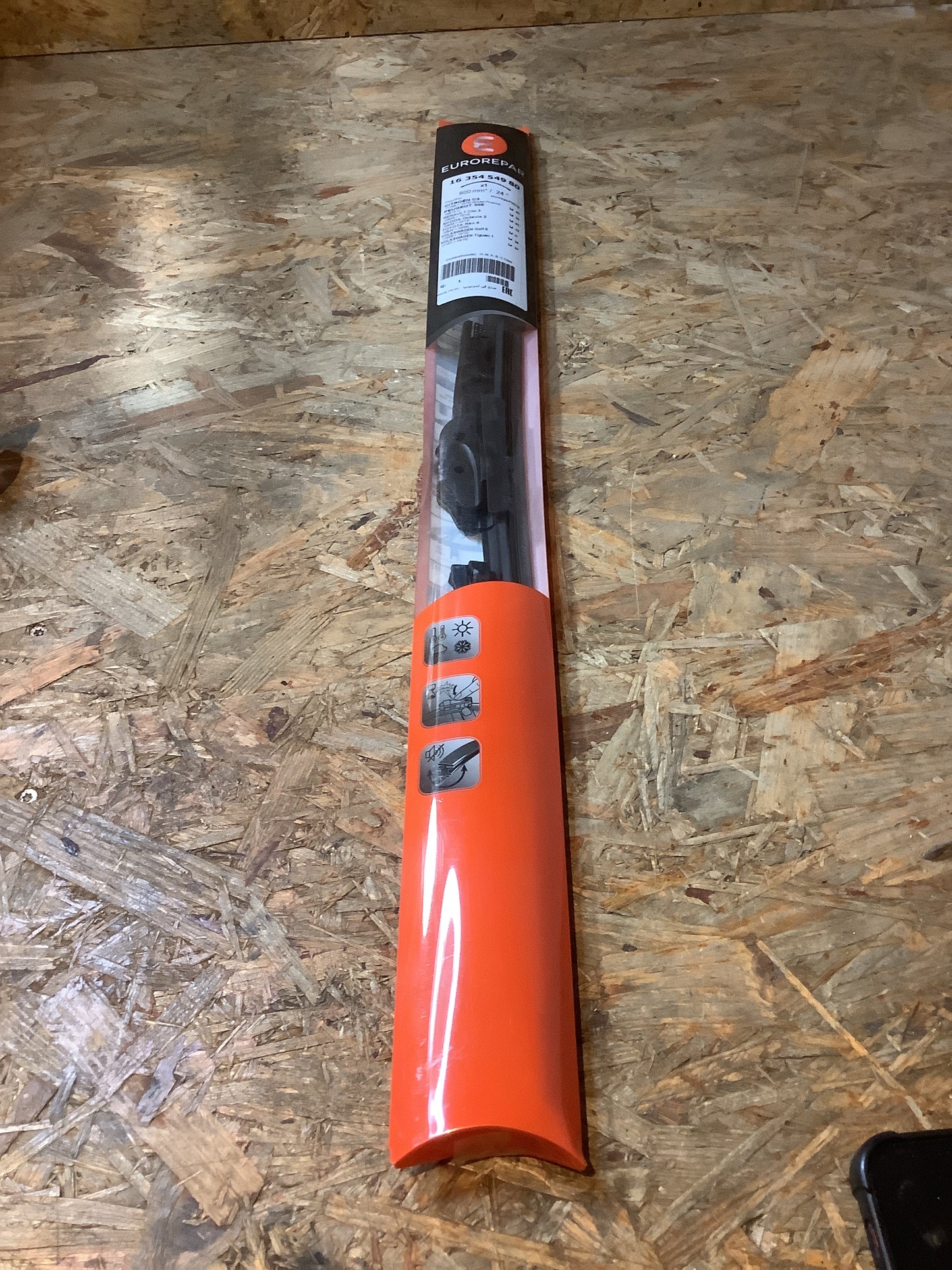 Citroën C3, Peugeot 308, Renault Clio 3, Skoda Octavia 2, Toyota Rav 4, Volkswagen Golf 6, Volkswagen Tiguan 1 Wischerblatt Original Eurorepar NEU