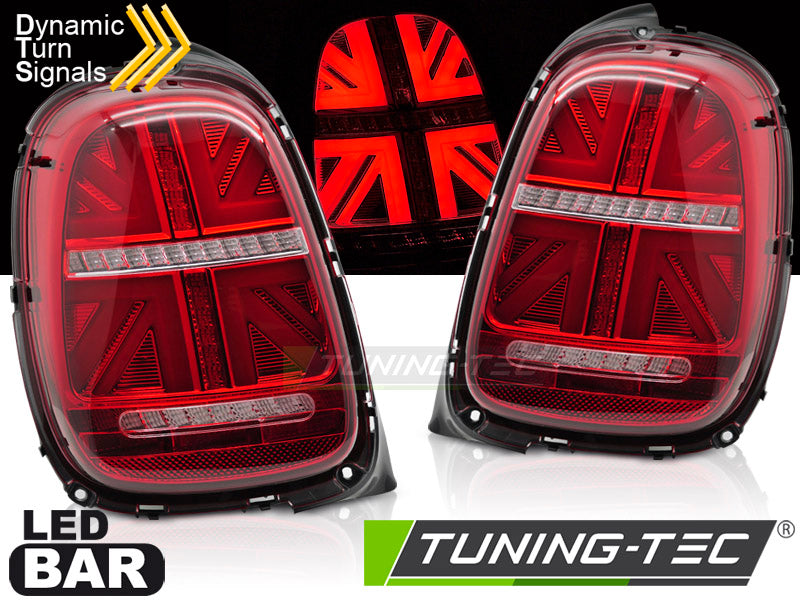 Tuning-Tec LED Rückleuchten für Mini Cooper F55 / F56 / F57 14-17 rot/klar mit dynamischen Blinkern