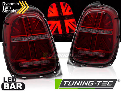 Tuning-Tec LED Rückleuchten für Mini Cooper F55 / F56 / F57 14-17 rot/rauch mit dynamischen Blinkern