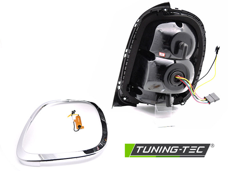 Tuning-Tec LED Rückleuchten für Mini Cooper F55 / F56 / F57 14-17 schwarz/rauch mit dynamischen Blinkern