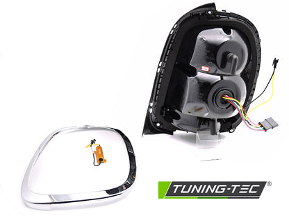 Tuning-Tec LED Rückleuchten für Mini Cooper F55 / F56 / F57 14-17 schwarz/rauch mit dynamischen Blinkern