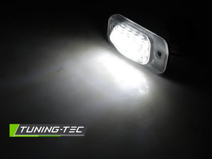 Tuning-Tec LED Kennzeichenbeleuchtung für VW Golf III 91-98 / Polo III 95-01 / Seat Cordoba 93-99 kaltweiß