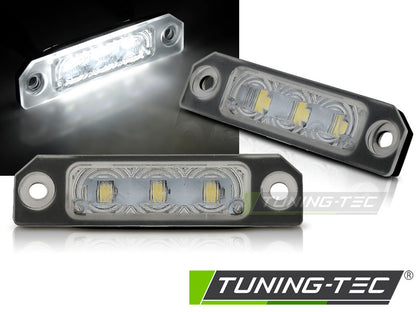 Tuning-Tec LED Kennzeichenbeleuchtung für Ford Focus MK2 8-10 / Fusion / Mustang 10-13 kaltweiß