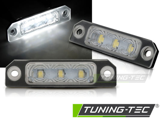 Tuning-Tec LED Kennzeichenbeleuchtung für Ford Focus MK2 8-10 / Fusion / Mustang 10-13 kaltweiß