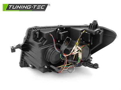 Tuning-Tec LED Tagfahrlicht Scheinwerfer für VW Crafter II ab 2017 chrom dynamisch